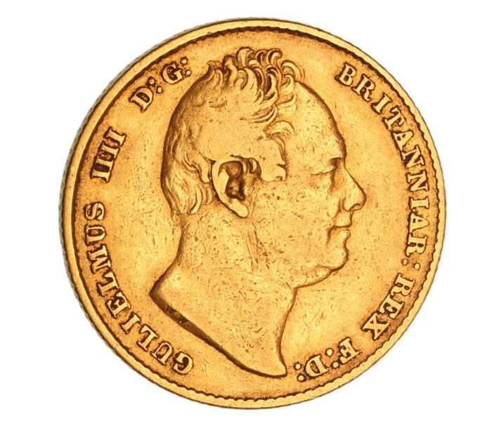 William IV AD 1830-1837 Gold Sovereign AD 1832