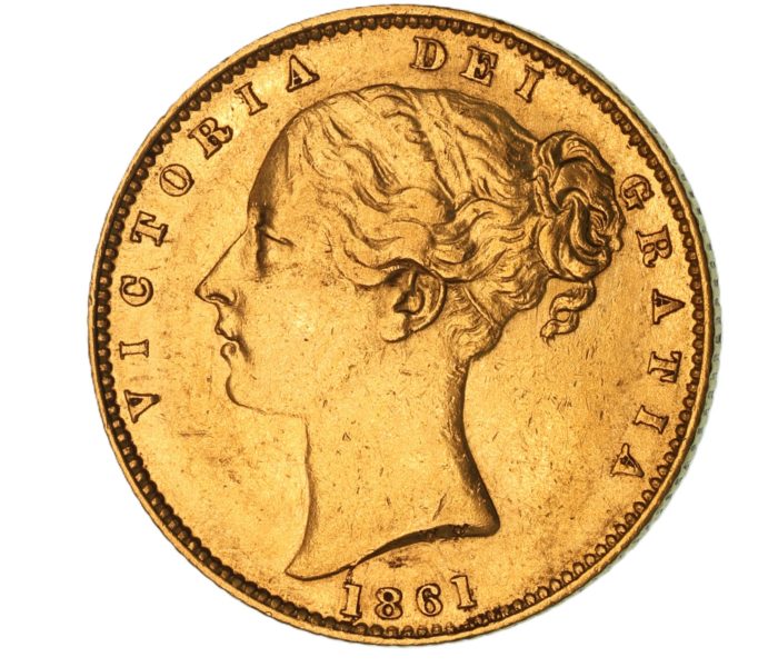 Victoria AD 1837-1901 Gold Sovereign AD 1861