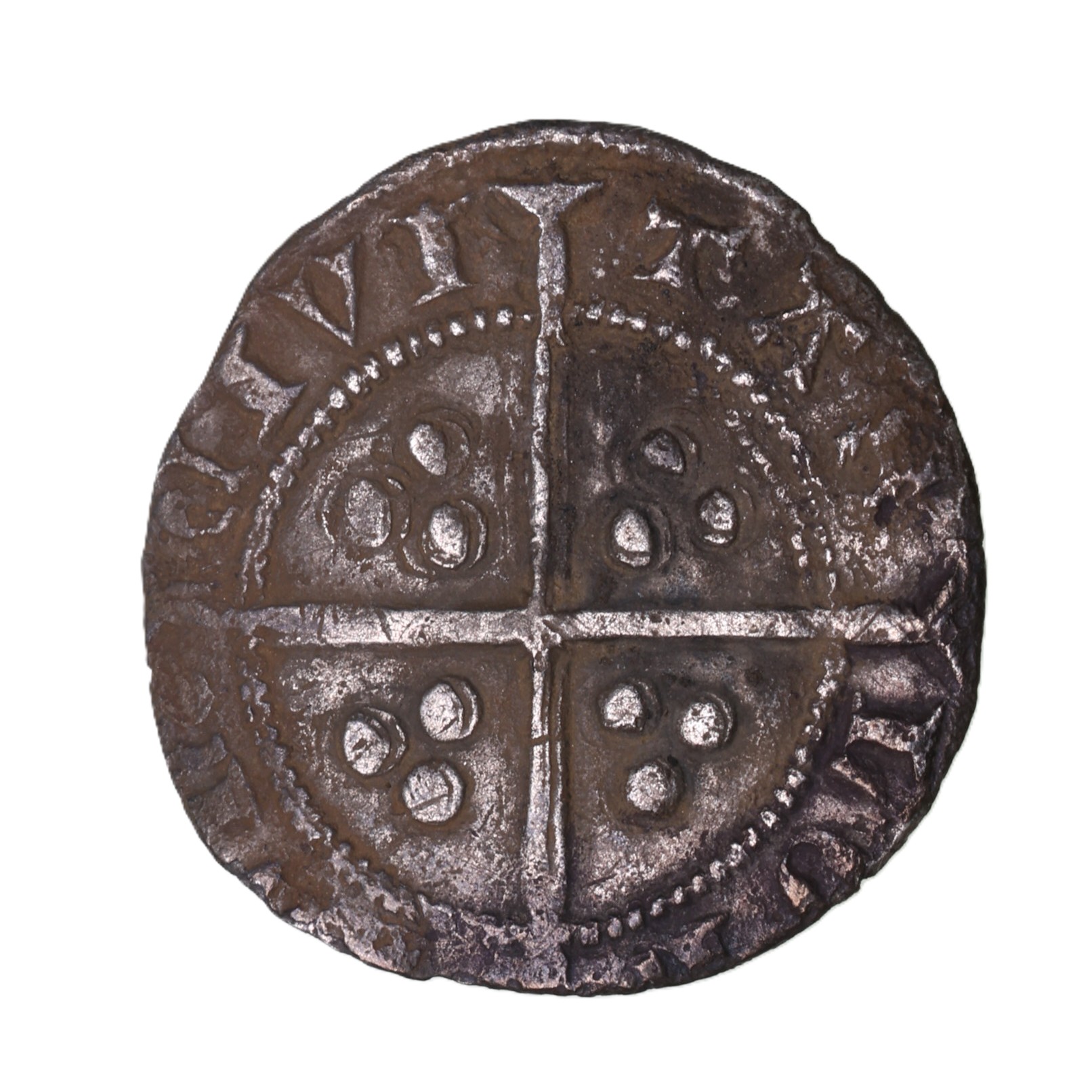 Edward III AD 1327-1377 Silver Penny London - Image 2