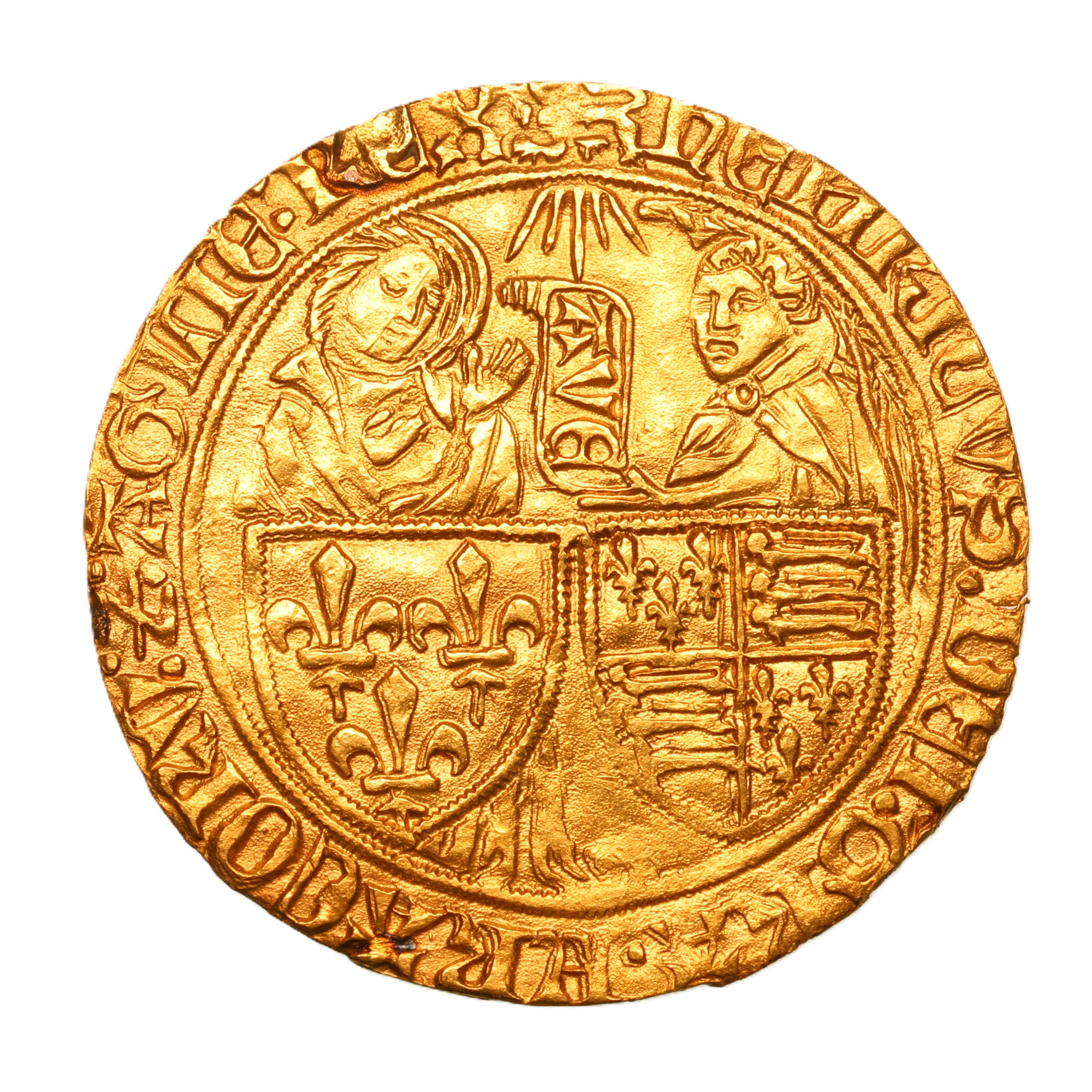 ANGLO GALLIC Henry VI AD 1422-1461 Gold Salut D'or