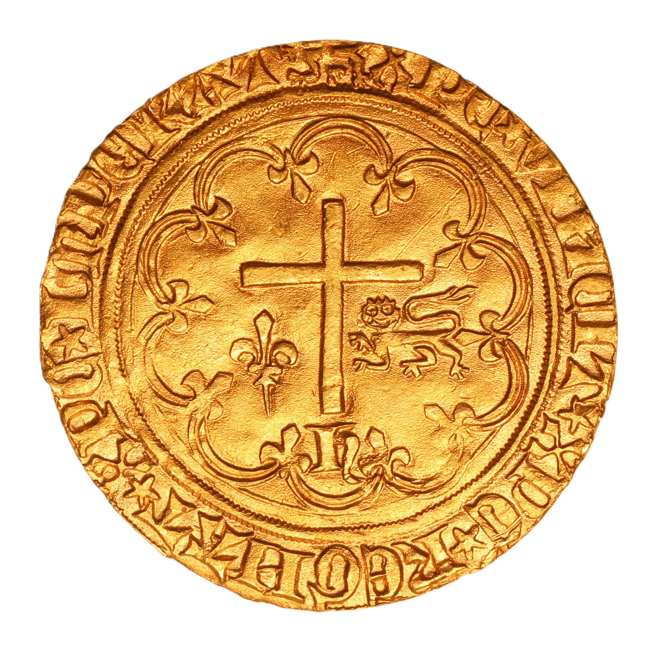ANGLO GALLIC Henry VI AD 1422-1461 Gold Salut D'or - Image 2