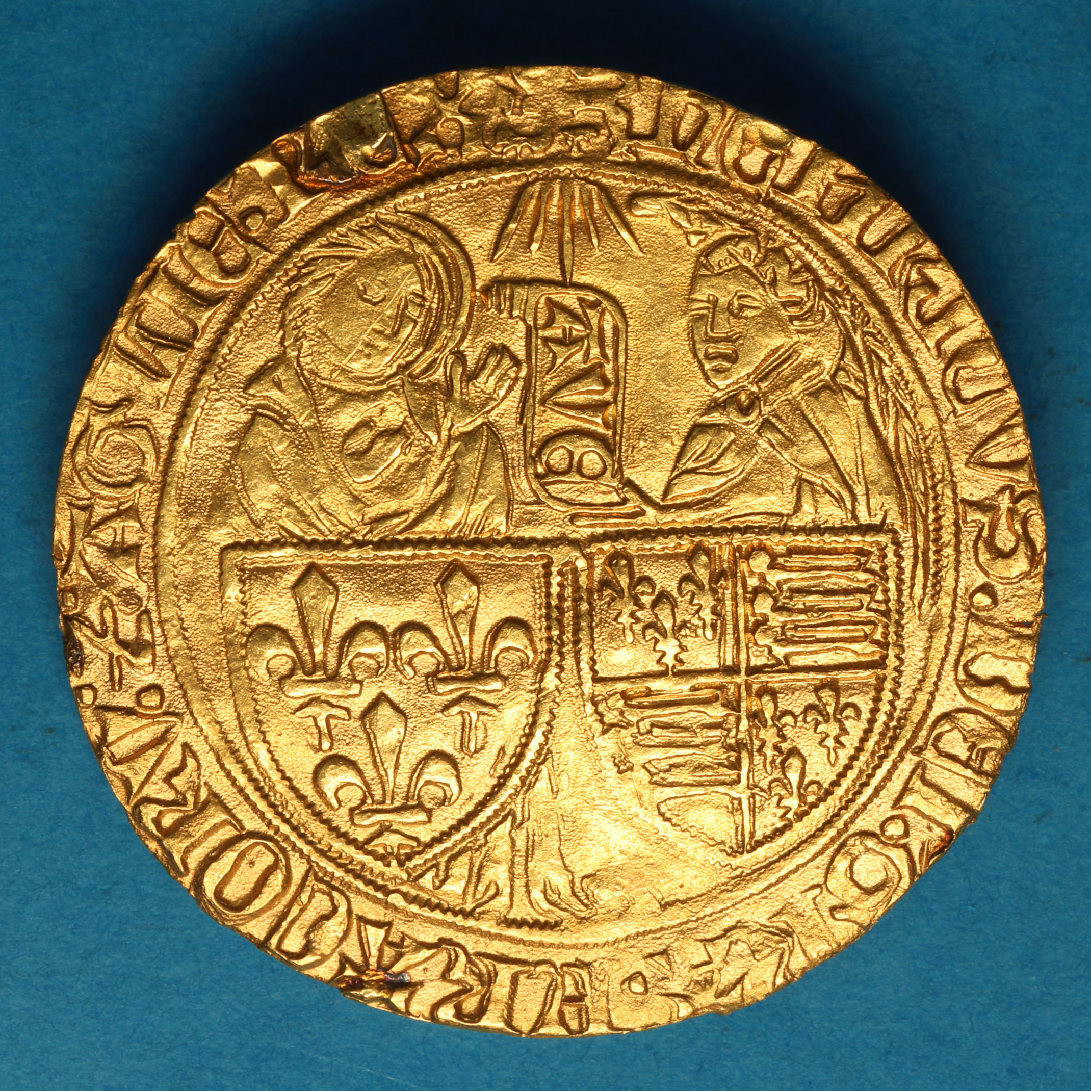 ANGLO GALLIC Henry VI AD 1422-1461 Gold Salut D'or - Image 3