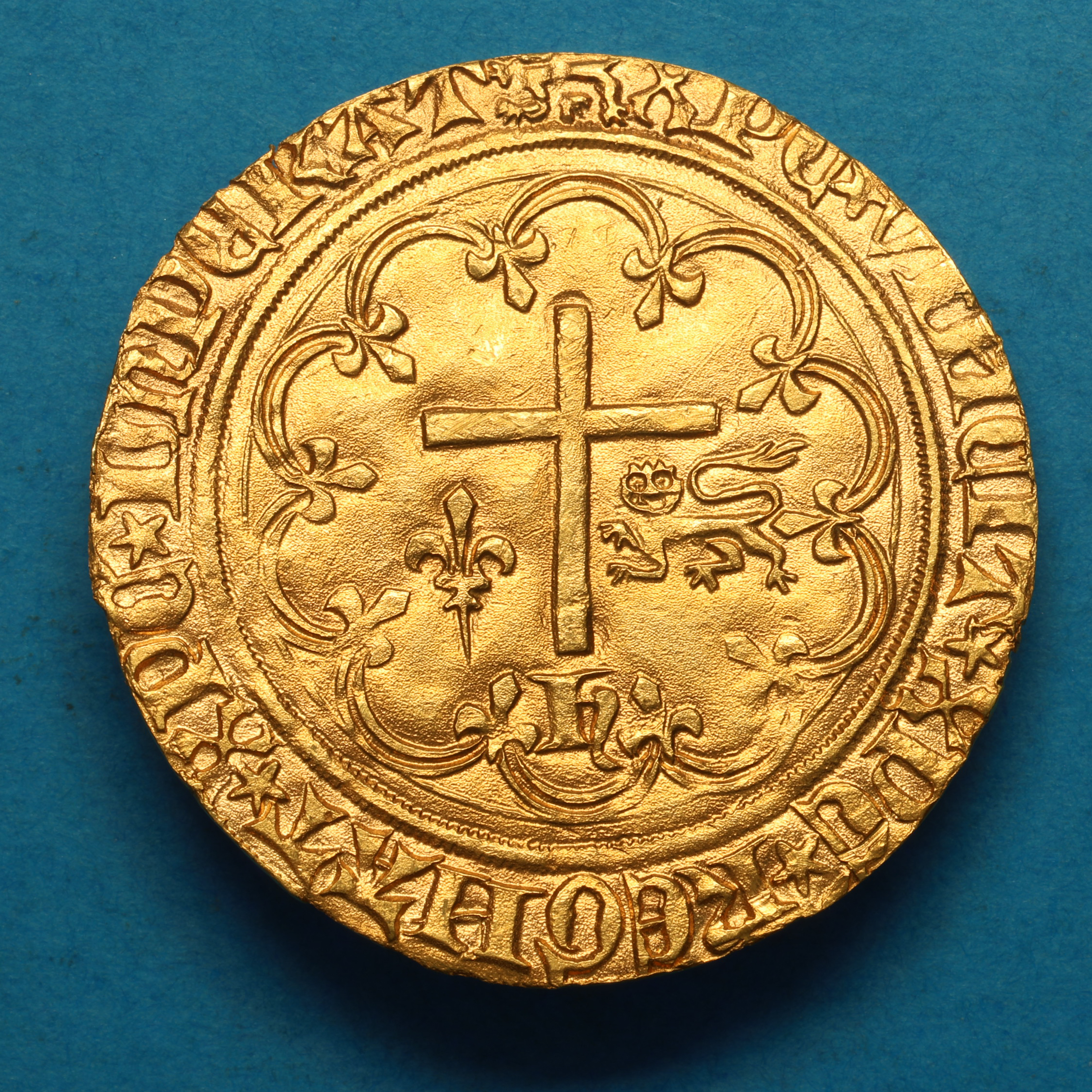 ANGLO GALLIC Henry VI AD 1422-1461 Gold Salut D'or - Image 4