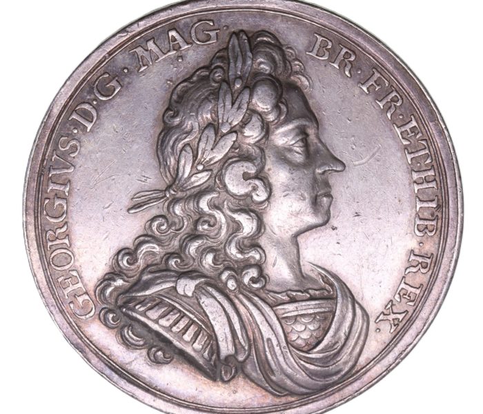 George I AD 1714-1727 Silver Coronation Medal
