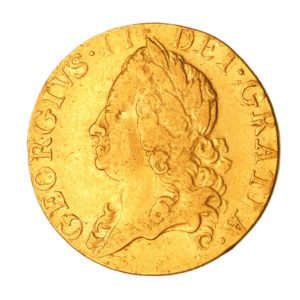 George II AD 1727-1760 Gold Guinea AD 1748