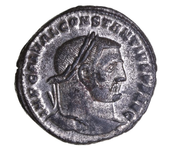 Galerius as Augustus AD 305-311 Bronze Follis (Silvered) Heraclea