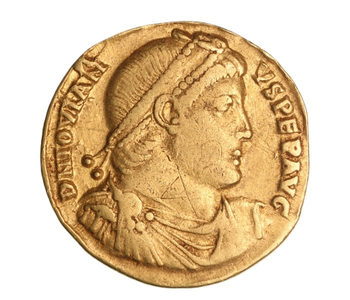 Jovian AD 363-364 Gold Solidus Antioch