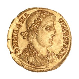 Magnus Maximus AD 383-388 Gold Solidus Trier