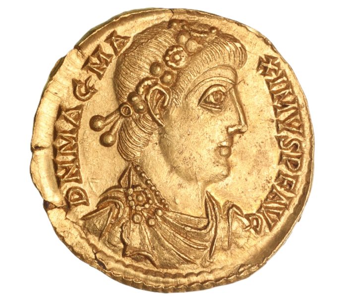 Magnus Maximus AD 383-388 Gold Solidus Trier