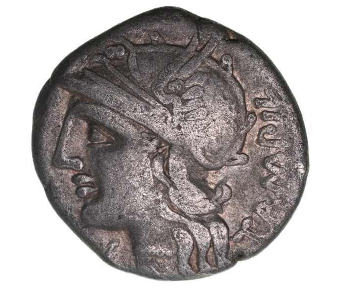 Roman Republic M. Baebius Q.f. Tampilus 137 BC Silver Denarius