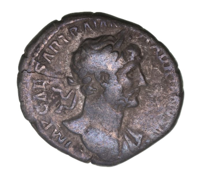 Hadrian AD 117-138 Silver Denarius Rome