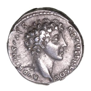 Marcus Aurelius AD 161-180 Silver Denarius Rome as Caesar
