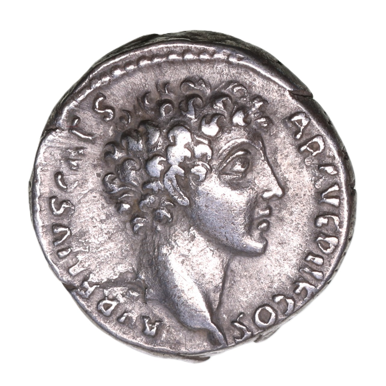Marcus Aurelius AD 161-180 Silver Denarius Rome as Caesar