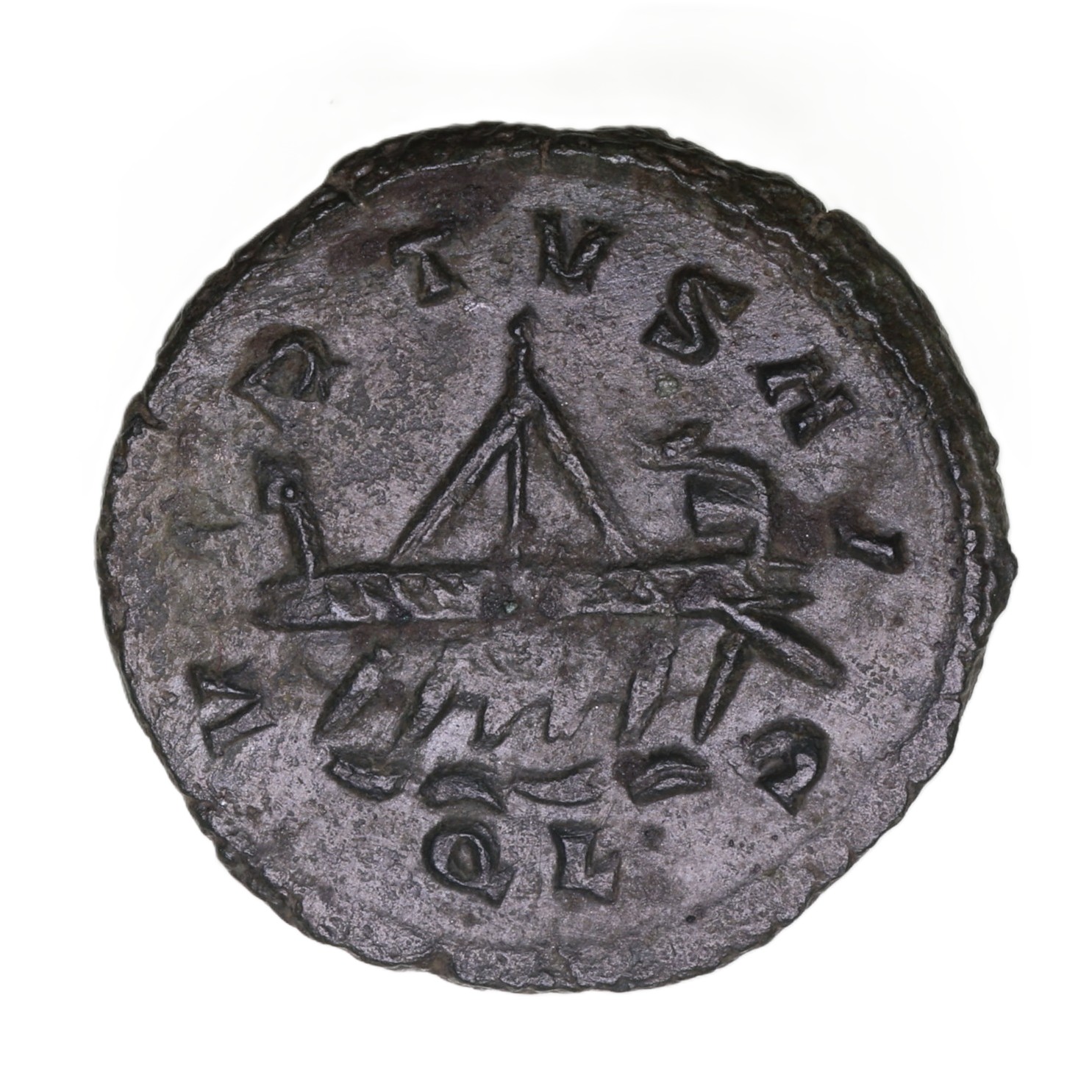 Allectus (Usuper) AD 293-296 Bronze Quinarius London - Image 2