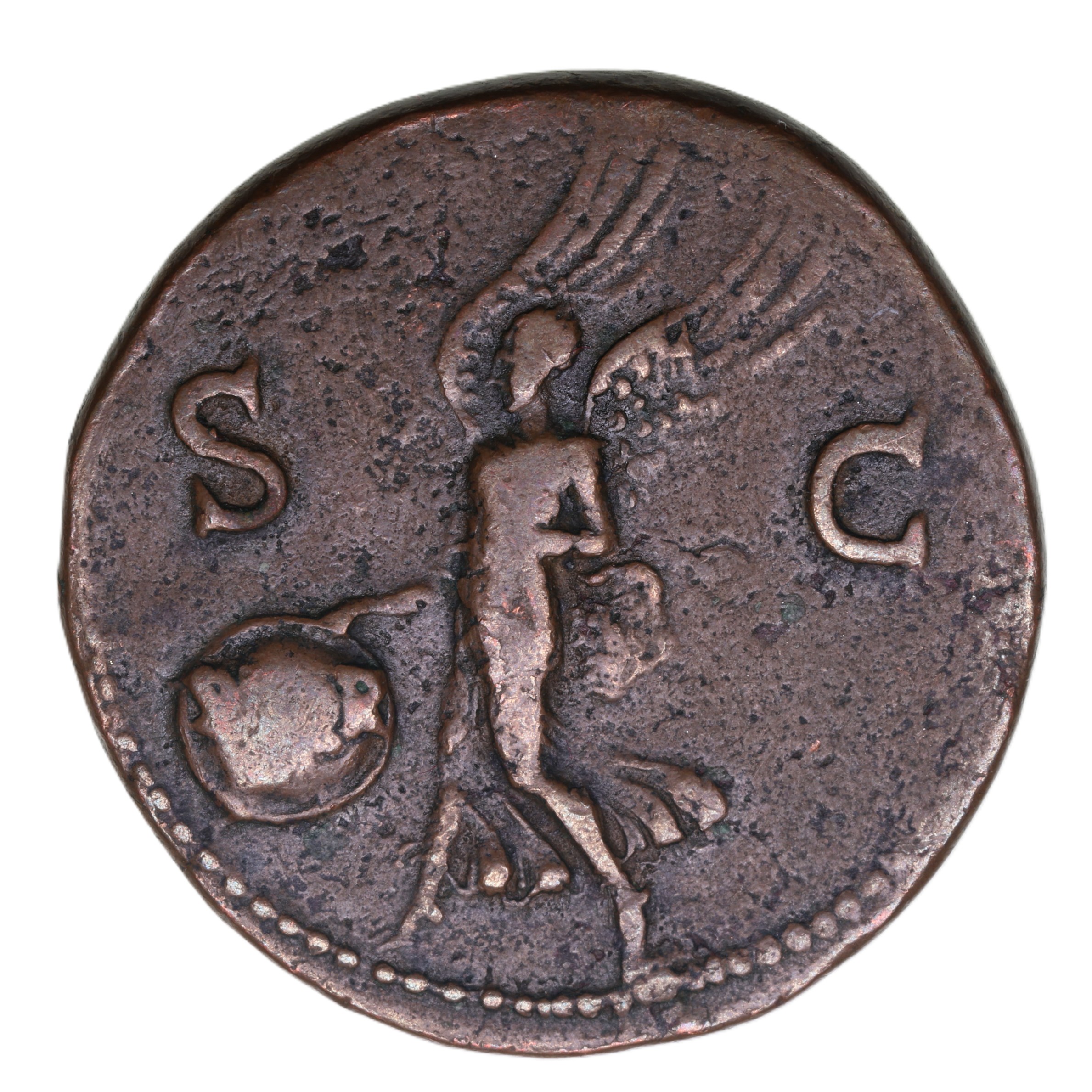 Nero AD 54-68 Bronze As Rome - Image 2