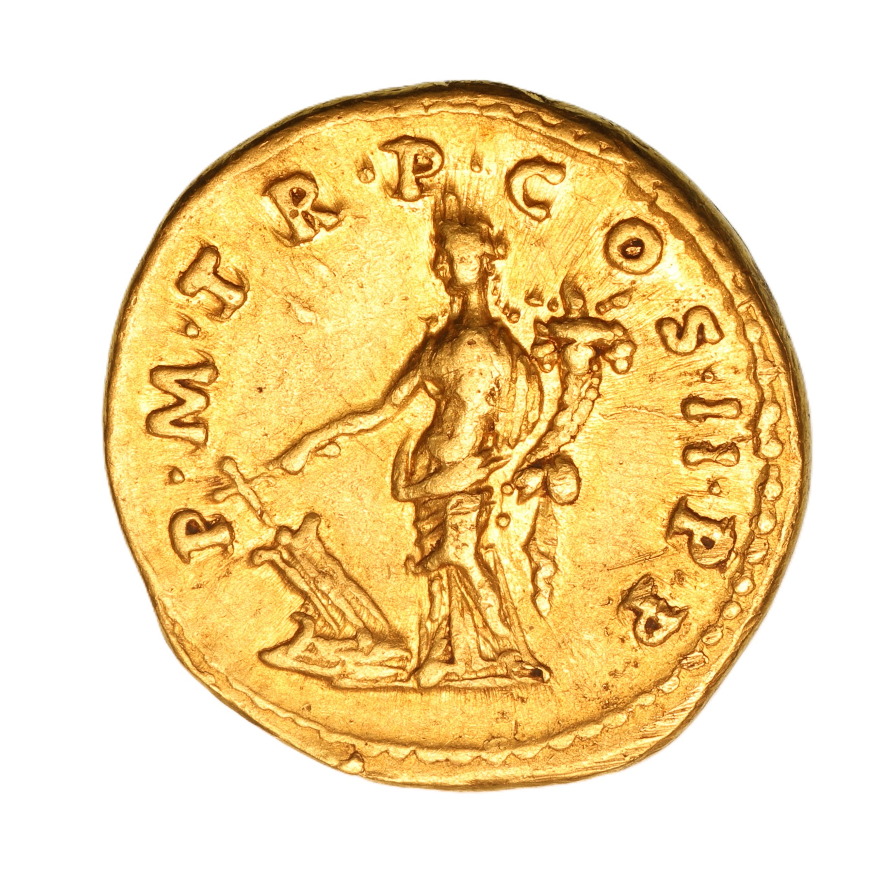 Trajan AD 98-117 Gold Aureus Rome - Image 2