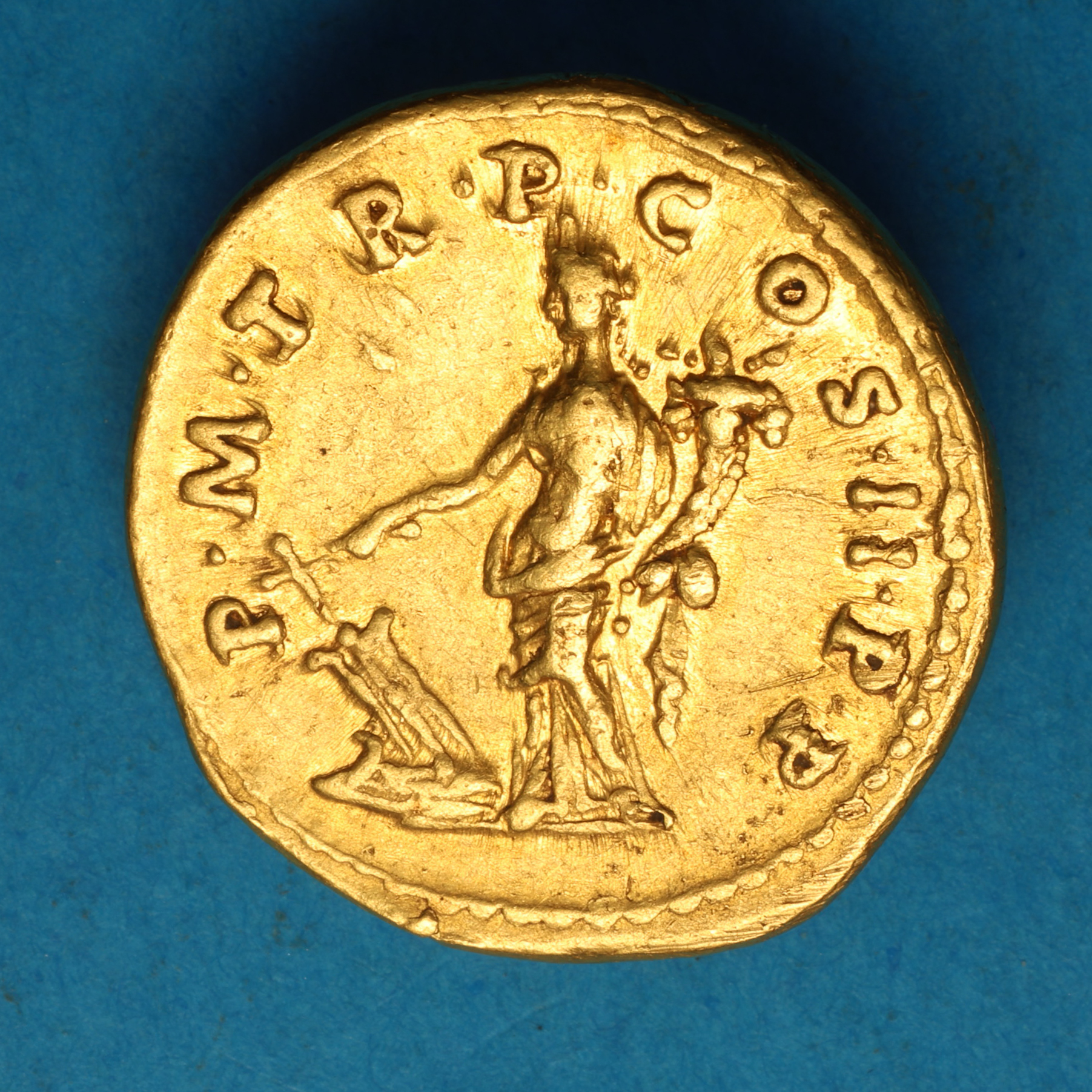 Trajan AD 98-117 Gold Aureus Rome - Image 4