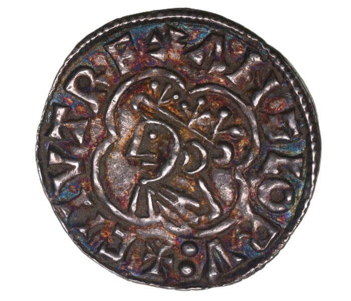 Cnut AD 1016-1035 Silver Penny Quatrefoil type London
