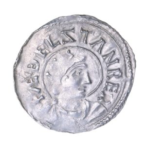 Aethelstan AD 924-939 Silver Penny Crowned bust type London *Rare*