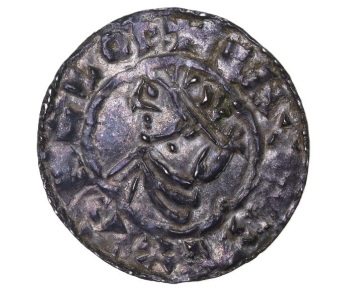 Cnut AD 1016-1035 Silver Penny Quatrefoil Type Ilchester *Rare mint*