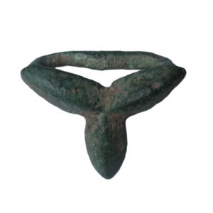 Iron Age Bronze Strap Mount 1st Century BC