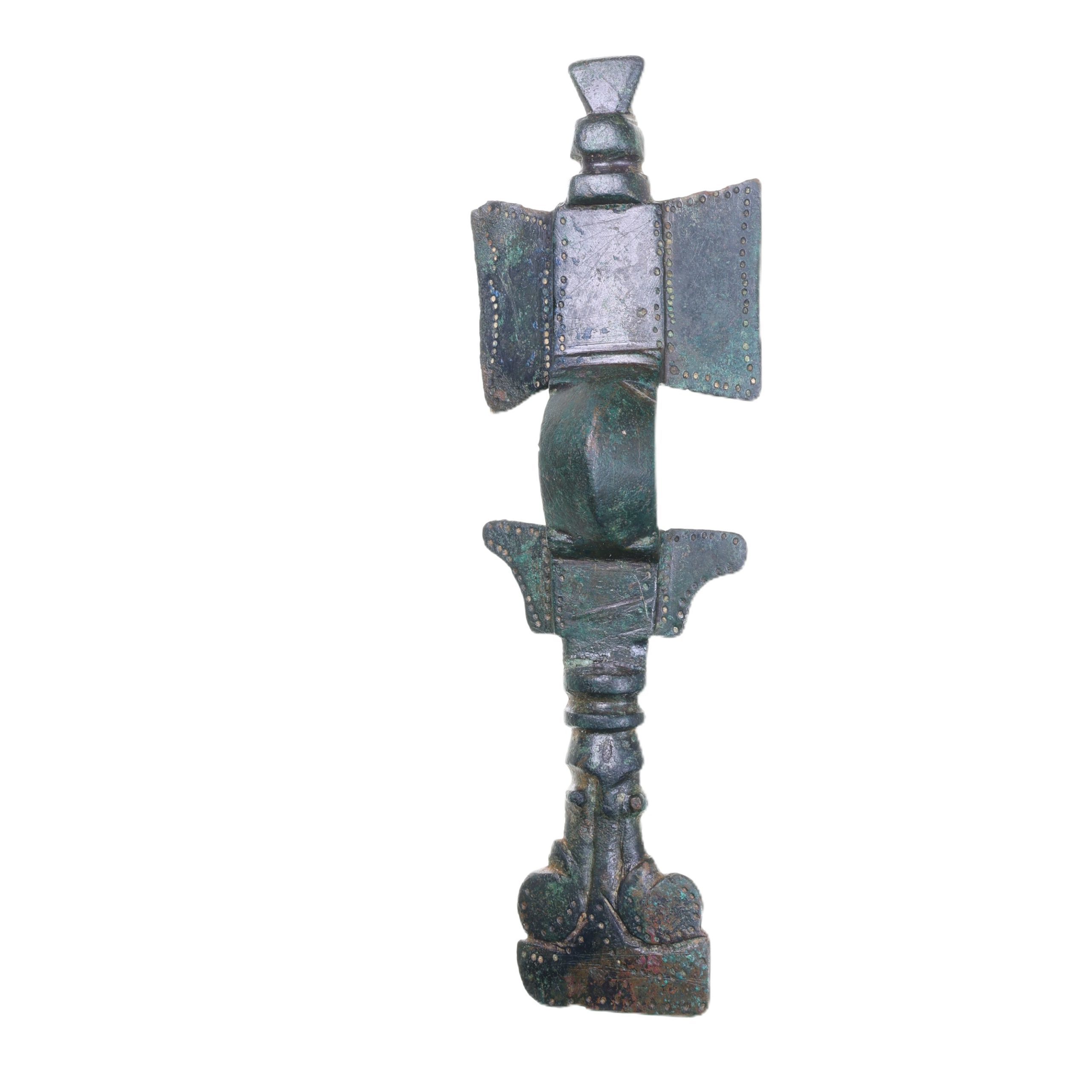 Anglo Saxon Bronze Cruciform Brooch 6th-7th Century AD - Image 3