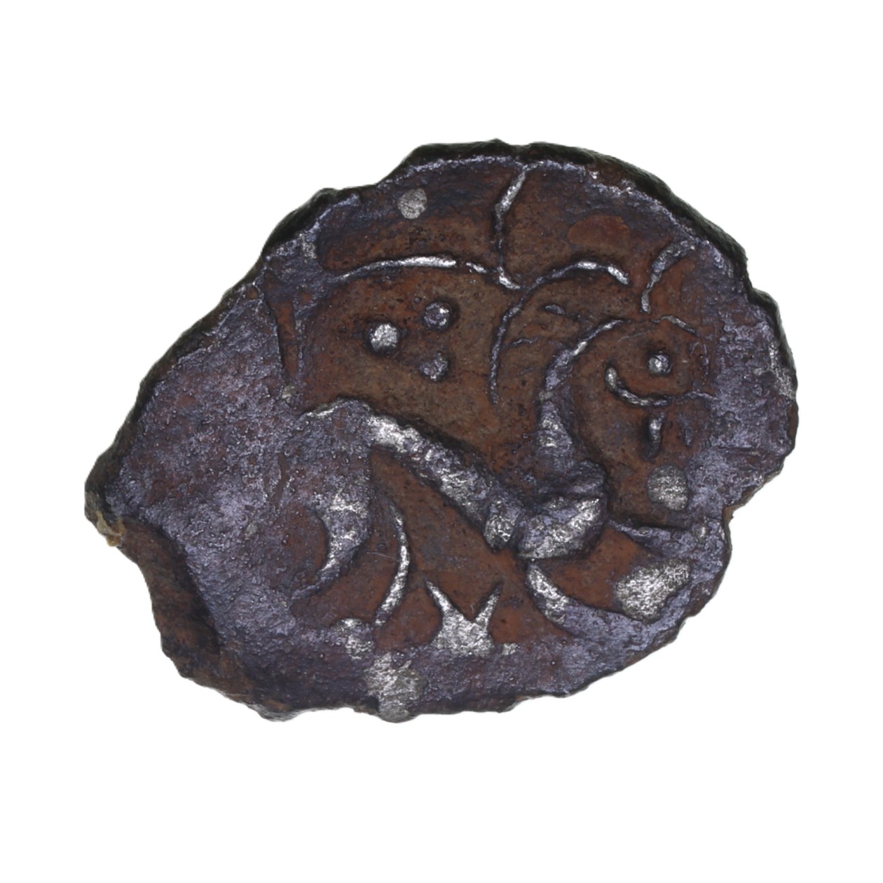 Iceni 1st Century BC Silver Unit Norfolk Boar Star - Image 2