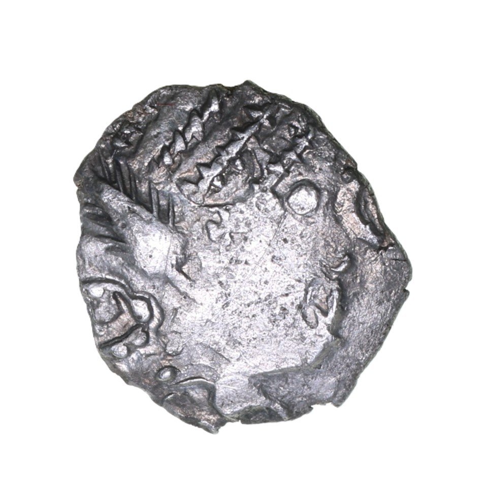 Iceni 1st Century BC Silver Half Unit Barley Boar *Excessively Rare*