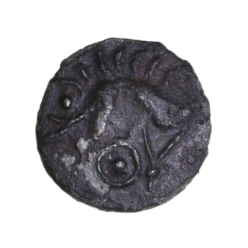 Iceni 1st Century BC Silver Half Unit Norfolk Ring Boar