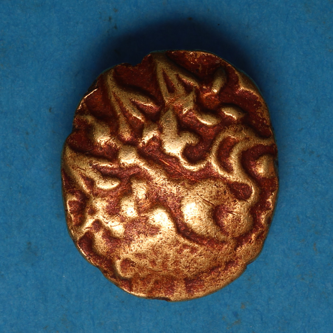 Regini & Atrebates Late 1st Century BC Gold Quarter Stater Bognor Cogwheel - Image 4