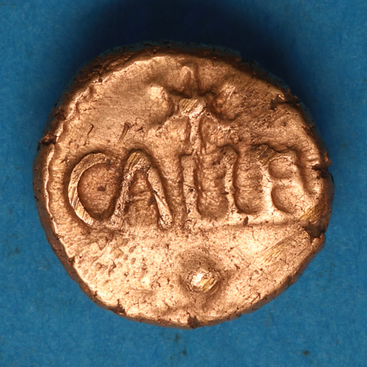 Regini & Atrebates Eppillus 20 BC-AD 1 Gold Quarter Stater Calleva Ring *Extremely Rare* - Image 4