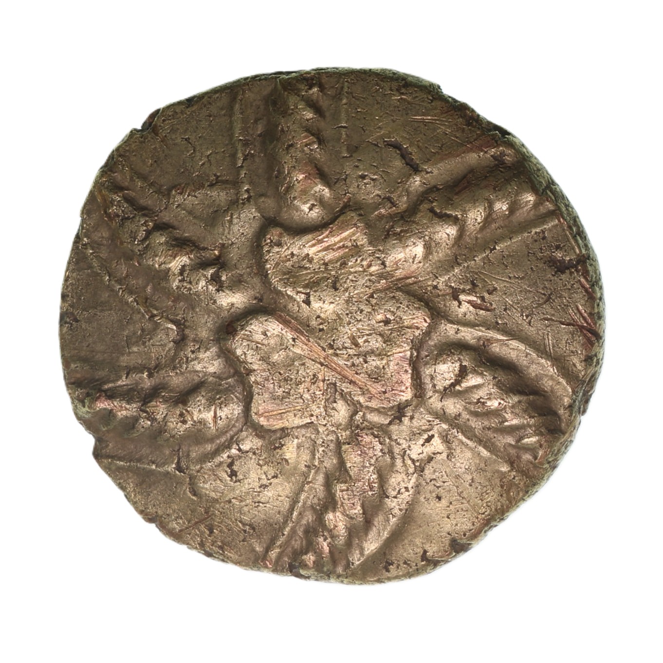 Catuvellauni Addedomaros 45-25 BC Gold Stater Addedomaros Spiral - Image 2