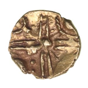 Trinovantes Late 1st Century BC Gold Quarter Stater Clacton Cross *Very rare*