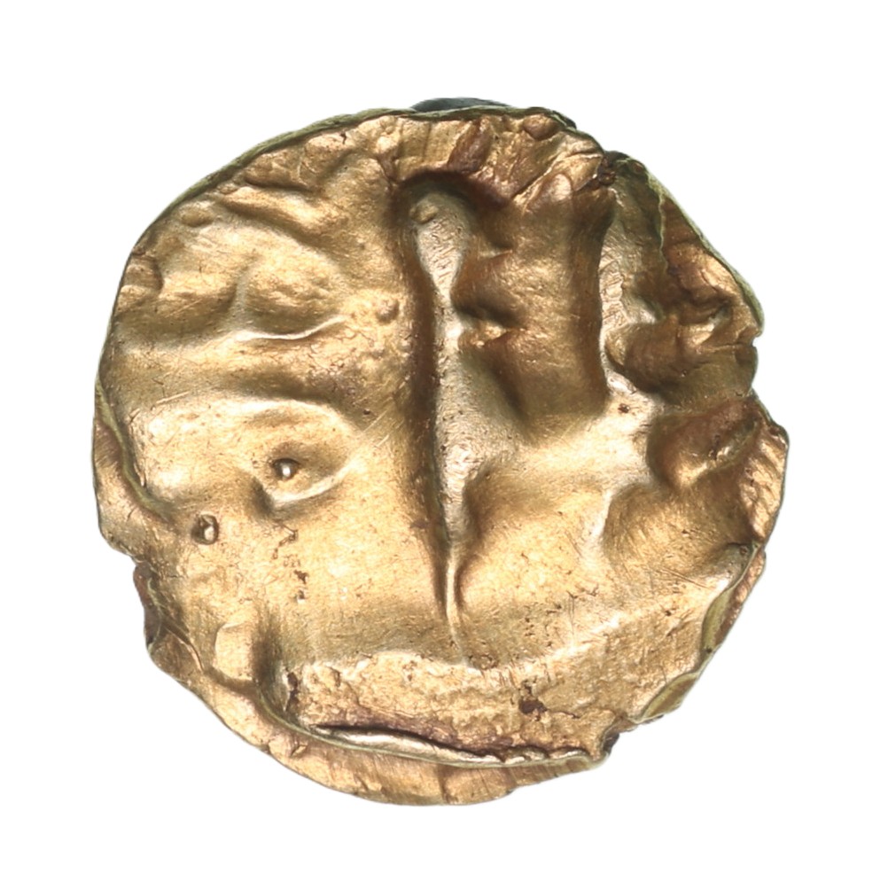 Trinovantes Late 1st Century BC Gold Quarter Stater Clacton Cross *Very rare* - Image 2