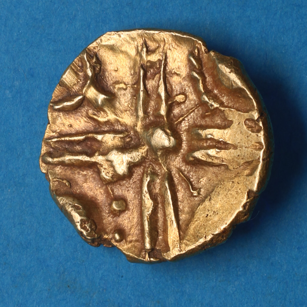 Trinovantes Late 1st Century BC Gold Quarter Stater Clacton Cross *Very rare* - Image 3