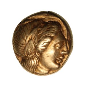 Lesbos Mytilene 377-326 BC Electrum Sixth Hekte
