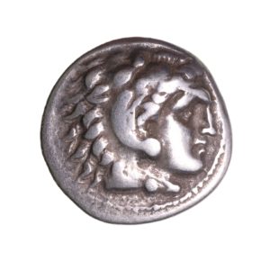 Macedon Alexander The Great 336-323 BC Silver Drachm Posthumous issue
