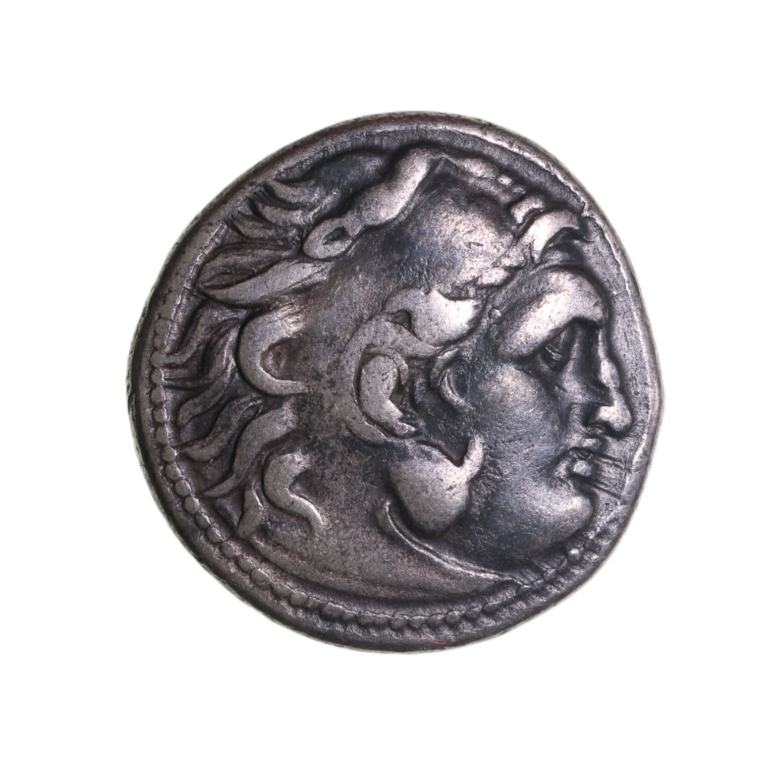 Macedon Alexander The Great 336-323 BC Silver Drachm Lifetime issue