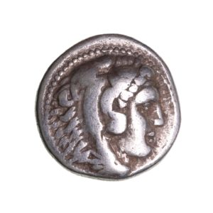 Macedon Alexander The Great 336-323 BC Silver Drachm Lifetime issue