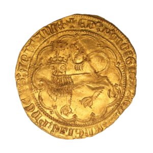 Anglo Gallic Edward the Black Prince Aquitaine AD 1362-1372 Gold Leopard D'Or *Rare*