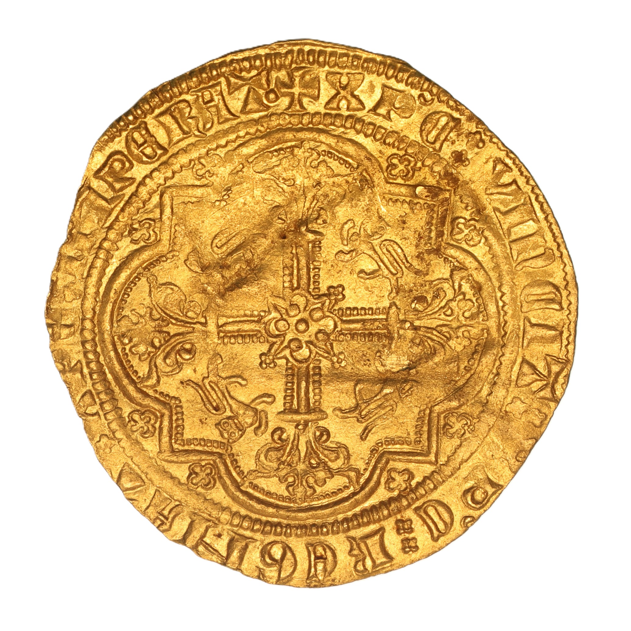 Anglo Gallic Edward the Black Prince Aquitaine AD 1362-1372 Gold Leopard D'Or *Rare* - Image 2