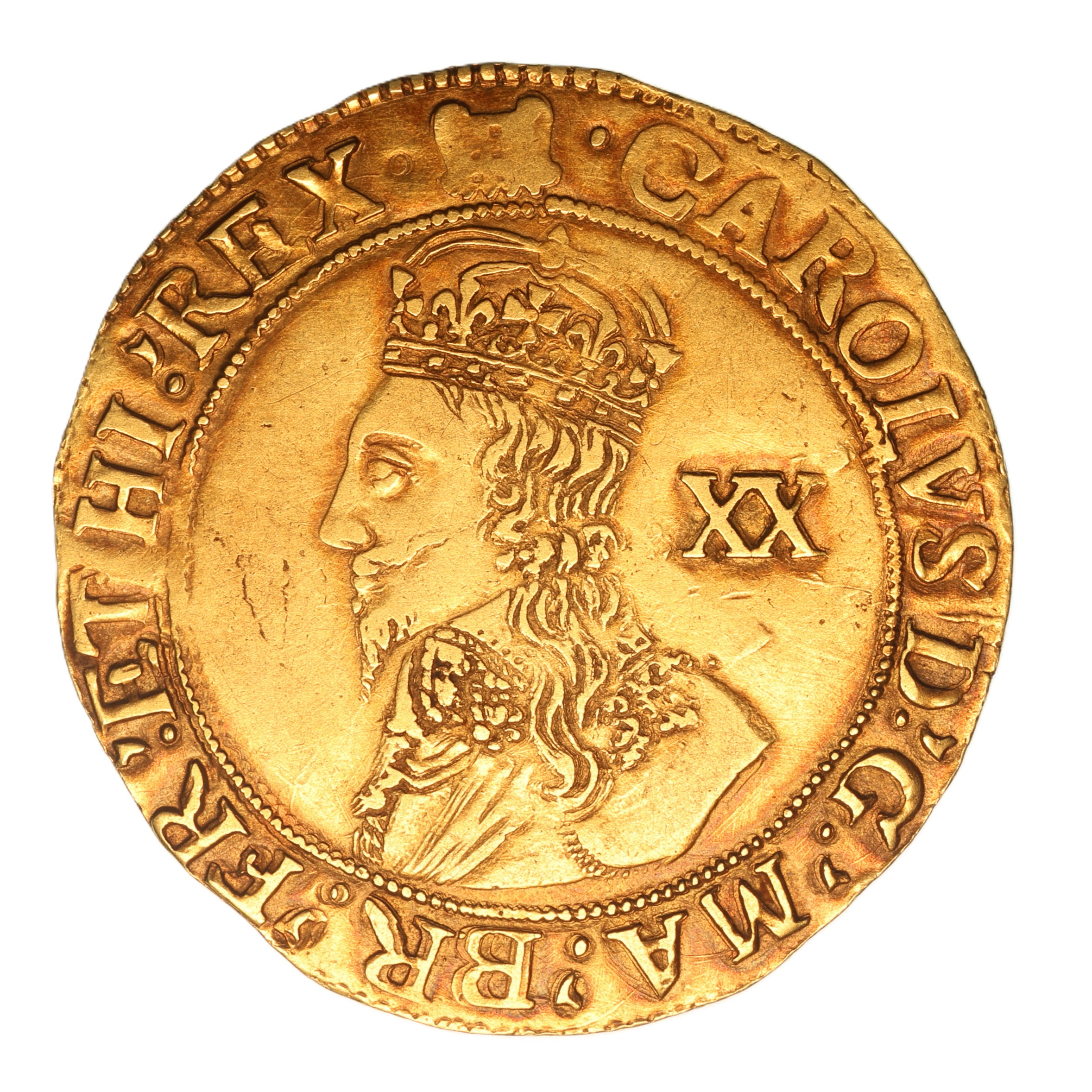 Charles I AD 1625-1649 Gold Unite Group D
