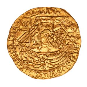 Edward IV AD 1461-1471 Gold Half Ryal 1st Reign York