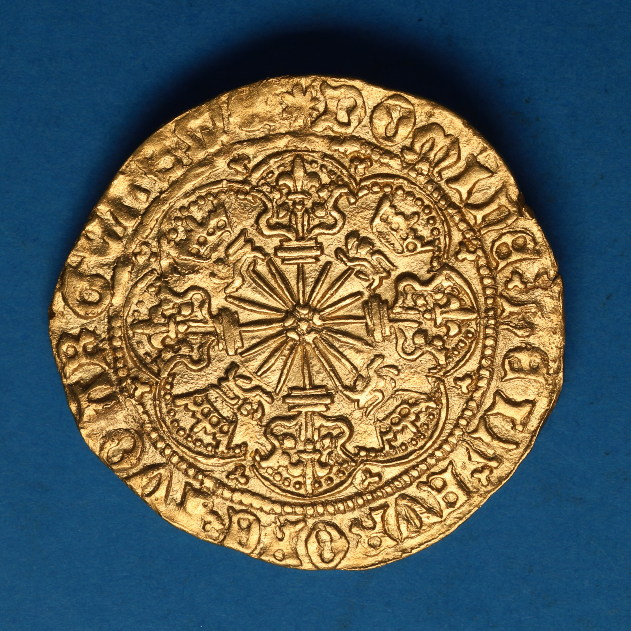 Edward IV AD 1461-1471 Gold Half Ryal 1st Reign York - Image 4