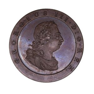 George III AD 1760-1820 Bronze Proof Halfpenny AD 1797