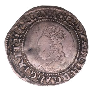 Elizabeth I AD 1558-1603 Silver Shilling 2nd issue