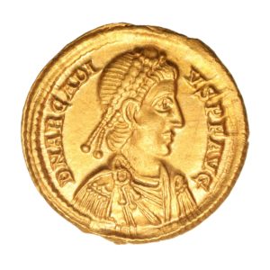 Arcadius AD 383-408 Gold Solidus Milan