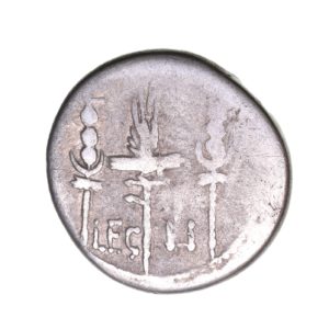 Roman Imperatorial Mark Antony 31 BC Silver Legionary Denarius