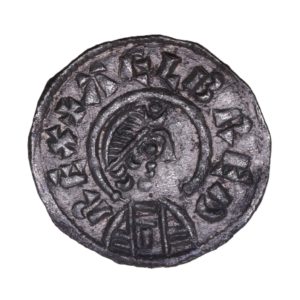 Kings of Wessex Alfred the Great AD 871-899 Silver Penny Lunettes type Canterbury