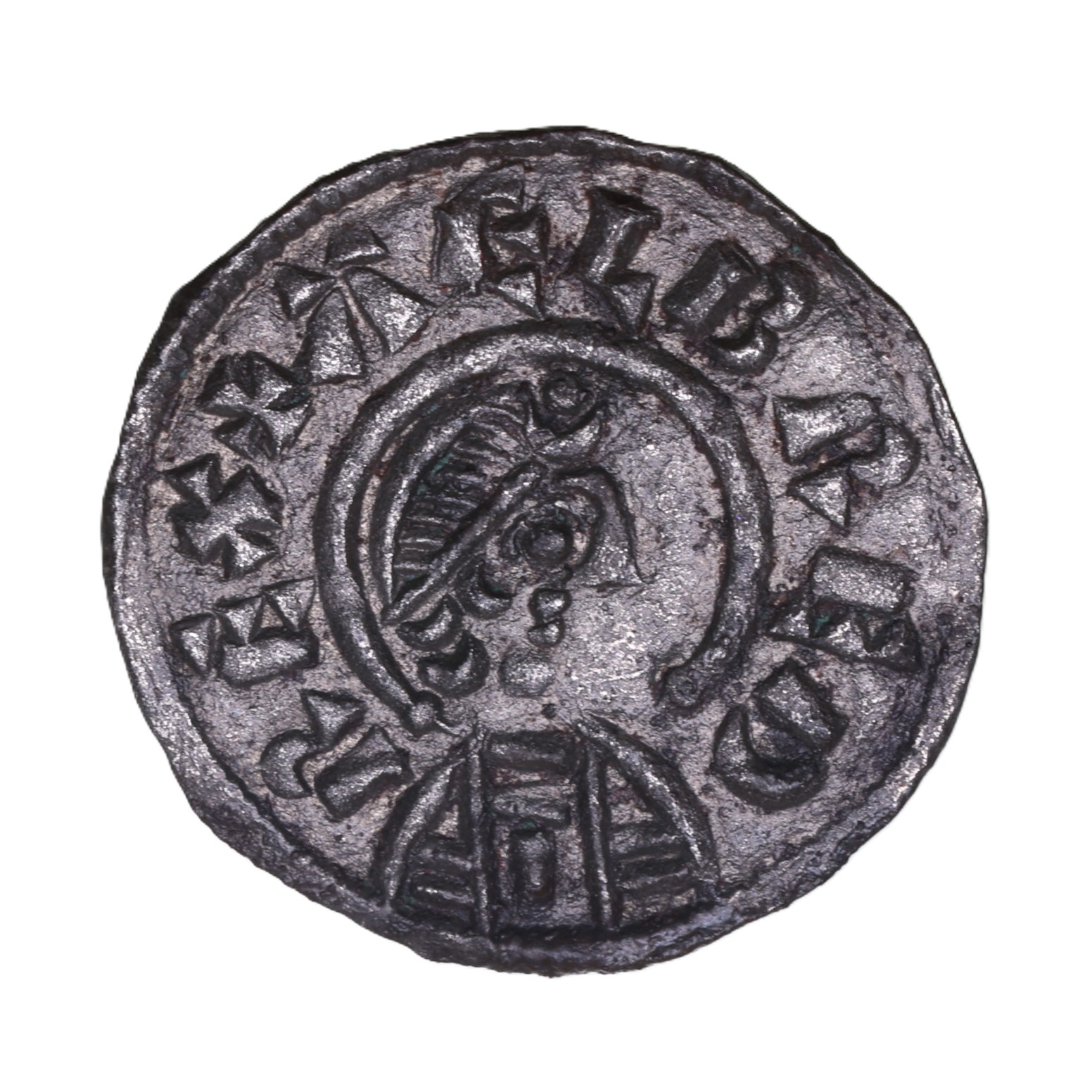 Kings of Wessex Alfred the Great AD 871-899 Silver Penny Lunettes type Canterbury